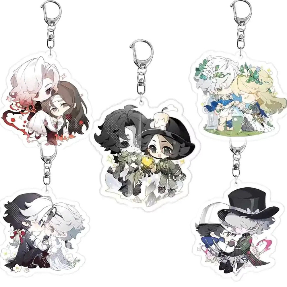 เกม Identity V อะนิเมะ KeyChain Joseph Desaulniers Grace Margaretha Zelle ผู้ชายผู้หญิงคู่รูปอะคริลิ