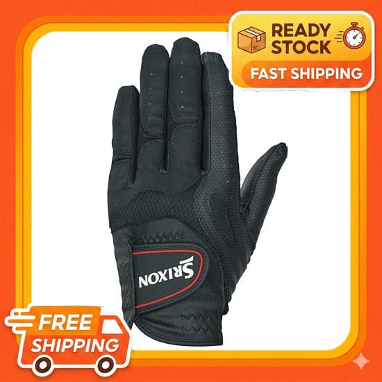 DUNLOP Golf Glove (Glove) Men's Left Hand SRIXON GGG-S030 Black 21cm Golf Glove