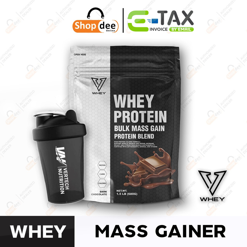 V Whey Bulk Mass Gainer Whey Protein Blend - V Whey Protein เพิ่มน้ําหนักและเสริมสร้างมวลกล้ามเนื้อ