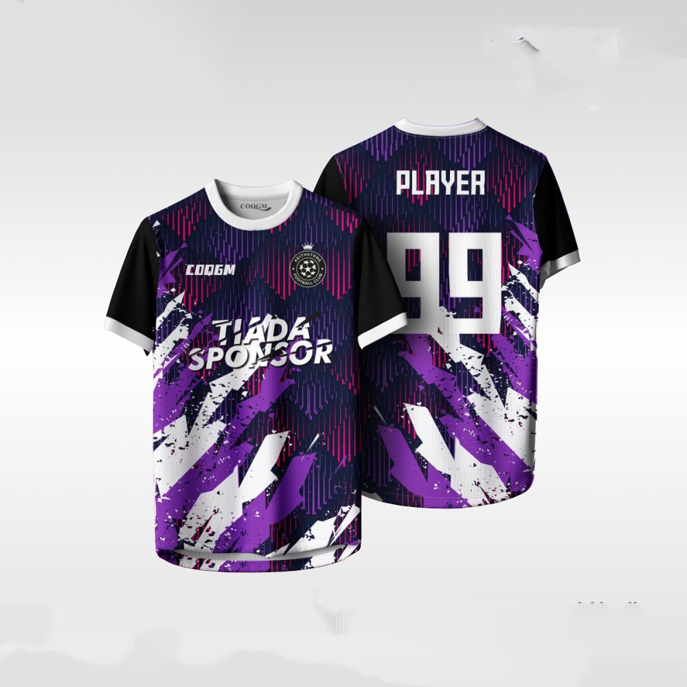 เสื้อแข่ง Futbol ที่ปรับแต่งได้ฟรีพร้อมชื่อ - เสื้อฟุตบอลไมโครไฟเบอร์สําหรับผู้ชาย JOPJ