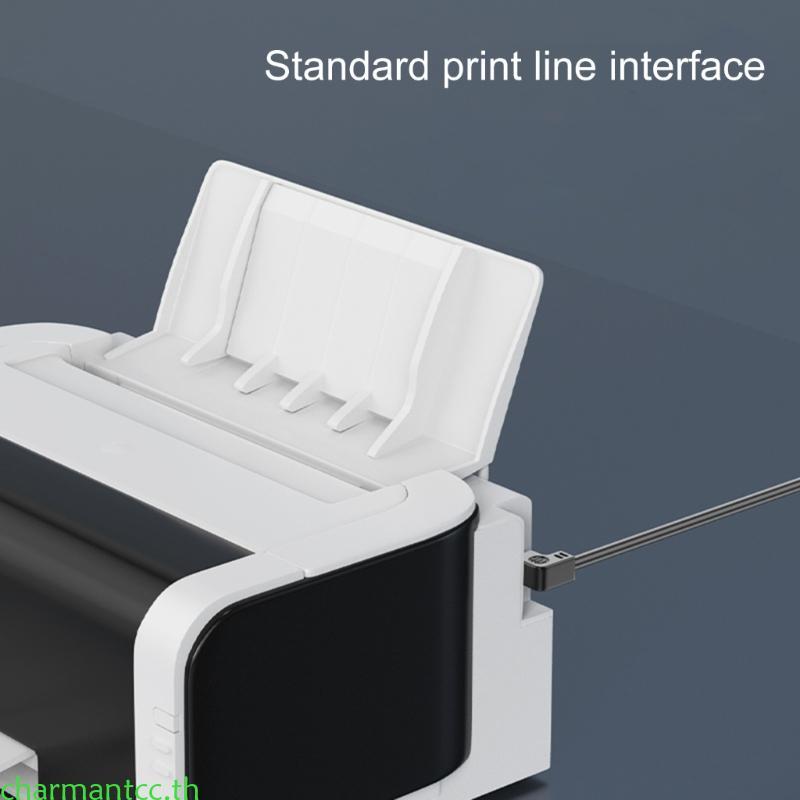 Charmantcc สายเครื่องพิมพ์ USB 2 0 ความเร็ว 480mbps สําหรับสแกนเนอร์ฮาร์ดไดรฟ์ KVM Switches Cor