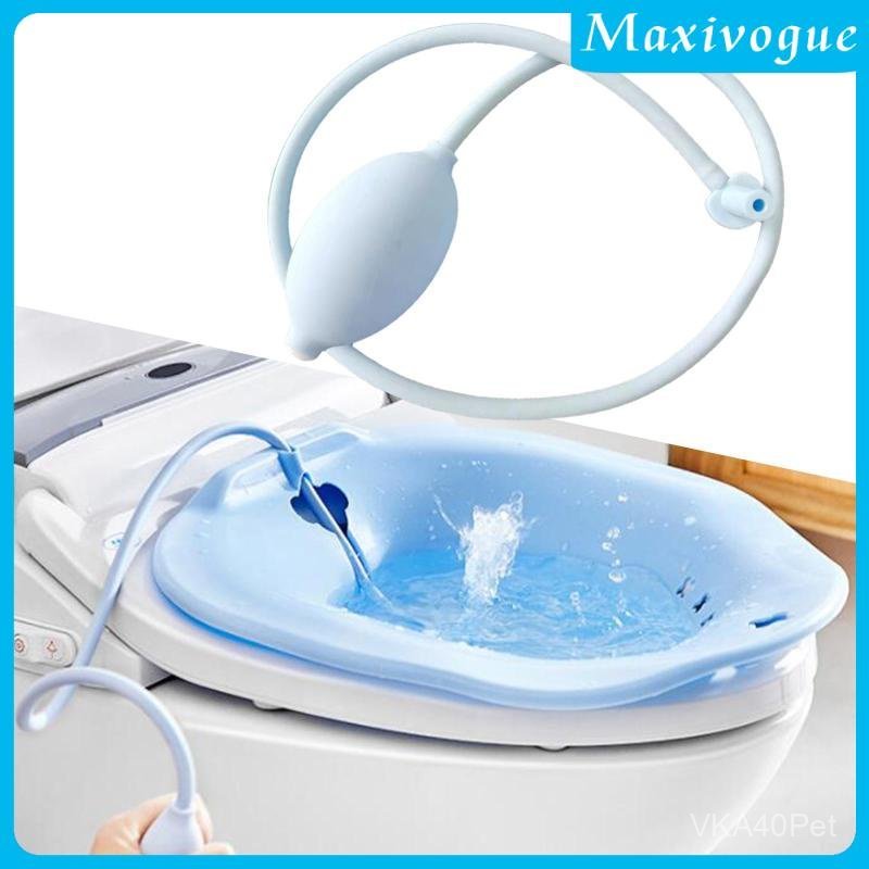 [HOT!] Sitz Bath Flusher Hand for Bidet Toilet Bathtub Hemorrhoid Treatment