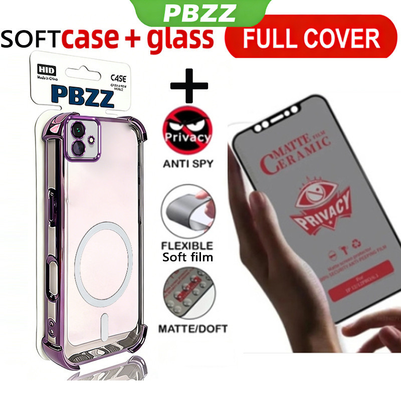 PBZZ PBZZ เซรามิคความเป็นส่วนตัวกระจกนิรภัยสําหรับ samsung A06 A07 A17 a04 a04s a04e a05s a05 a06 a1