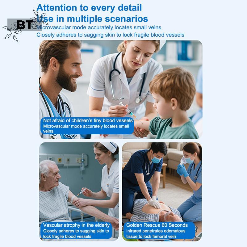 BT อินฟราเรด Vein Locator แบบพกพาทางการแพทย์ Vein Finder เครื่องพยาบาลฉีด Helper มือถือฉุกเฉิน Vein 