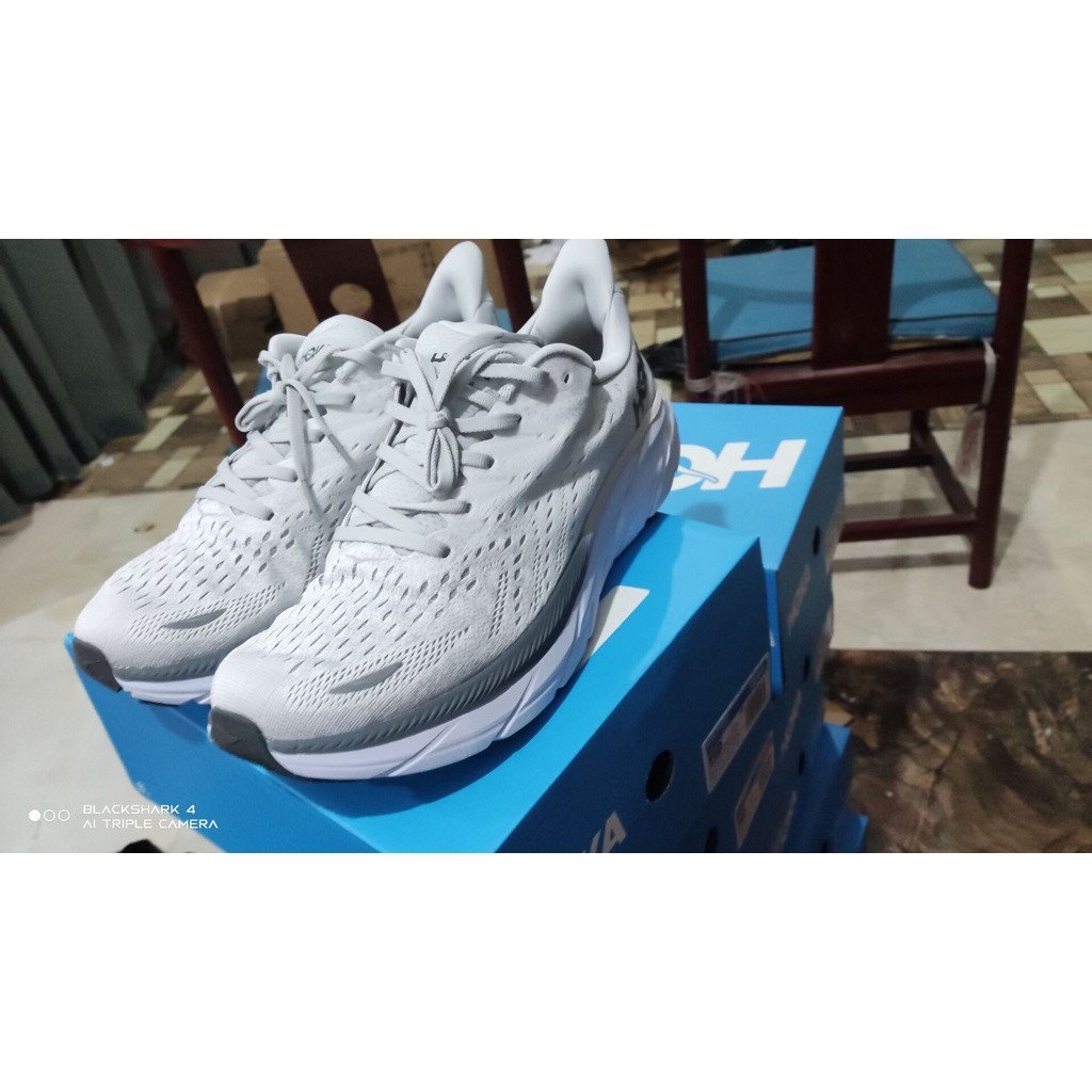2025New HOKA ONE ONE Clifton 8 Sho Absorption รองเท้าบุรุษและสตรี รองเท้าวิ่ง I1UM