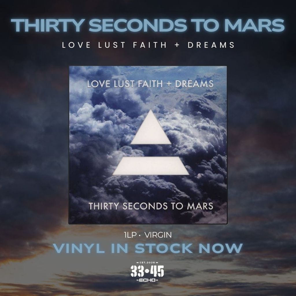 [แผ่นเสียง Vinyl LP] Thirty Seconds To Mars - Love Lust Faint + Dreams 1LP [ใหม่และซีล SS]