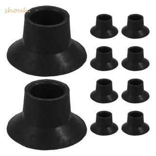 SHOUH 4Pcs Gas Stove Foot Mat, Universal Suction Cup Trampoline Leg Caps, Portable Replacement Silent Wear-Resistant Gas Stove Non-slip Pad for Gas Stoves and Trampolines