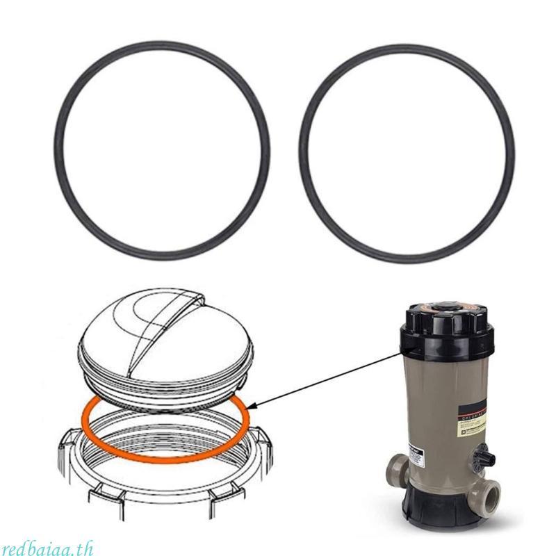 Redbaiaa 2 6 ชิ้น CLX200K ยาง O-แหวนสําหรับ CL200 CL220 Chlorinator Feeder ฝาปิด