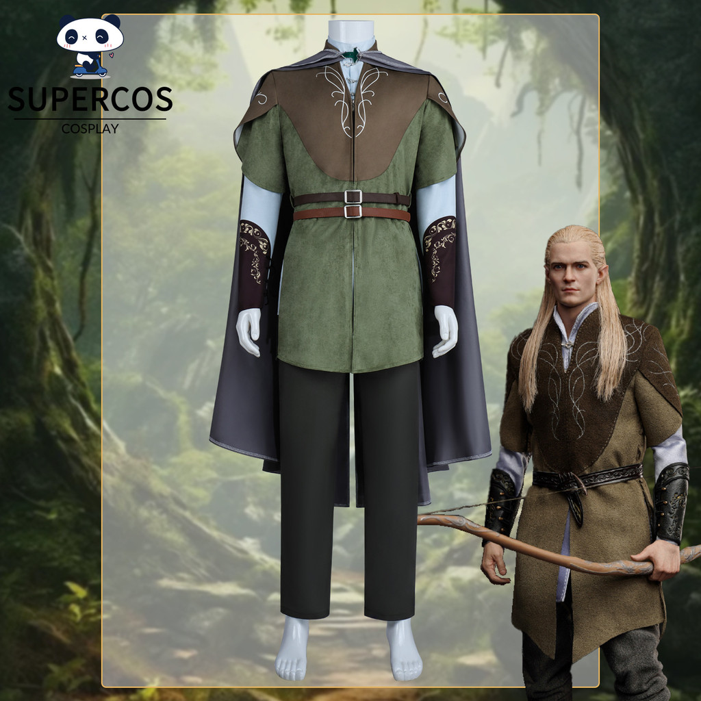 Lord of The Rings1 Legolas ชุดคอสเพลย์ชุดปาร์ตี้ฮาโลวีน