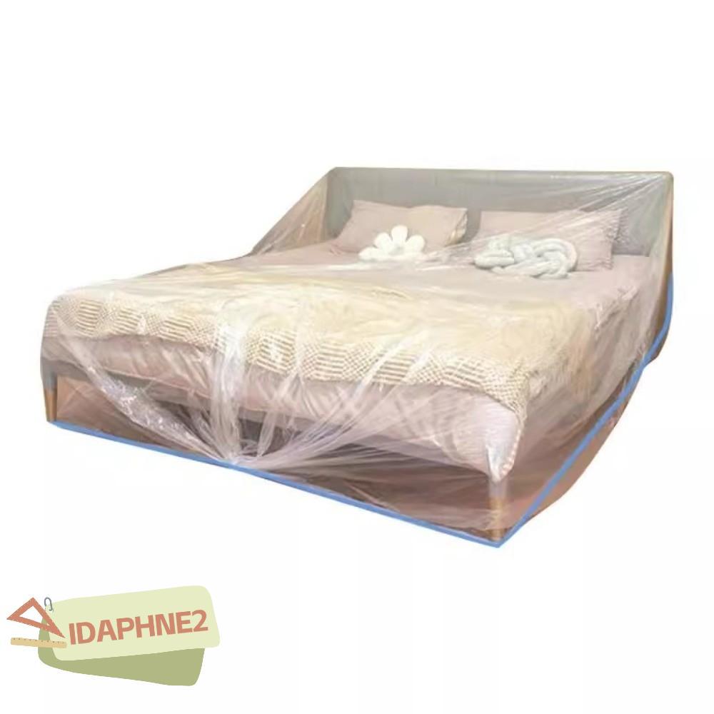 IDAPHNE2 ผ้าคลุมกันฝุ่นเฟอร์นิเจอร์,โปร่งใส PE ยืดหยุ่น Bundle ปากทิ้งผ้าคลุมเตียง,โล่รถ Full Enclosure ทิ้งขนาดใหญ่ฝาครอบกันฝุ่นเฟอร์นิเจอร์ป้องกัน