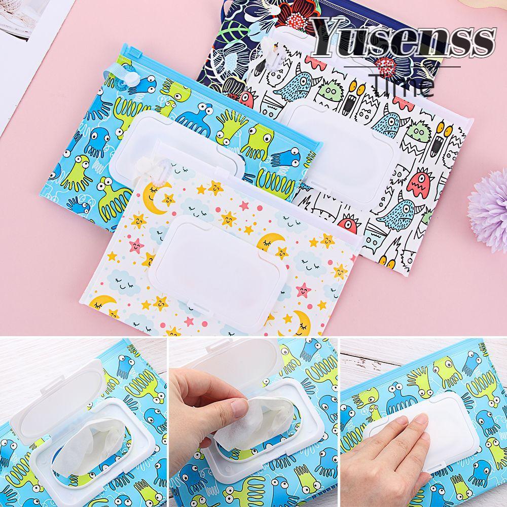 YUSEN กระเป๋าเครื่องสําอางผลิตภัณฑ์สําหรับเด็กกล่องใส่กระดาษทิชชู่แบบพกพากลางแจ้ง