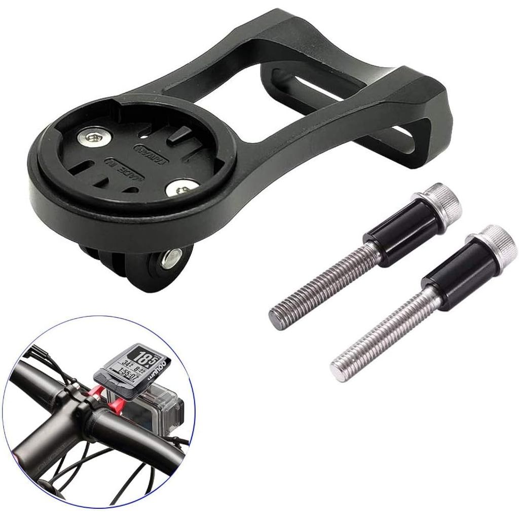 .OUTFront Combo Extended Mount สำหรับ Wahoo Element Bolt และ Mini, อุปกรณ์ติดตั้งและ.Adapter ไฟจักรย