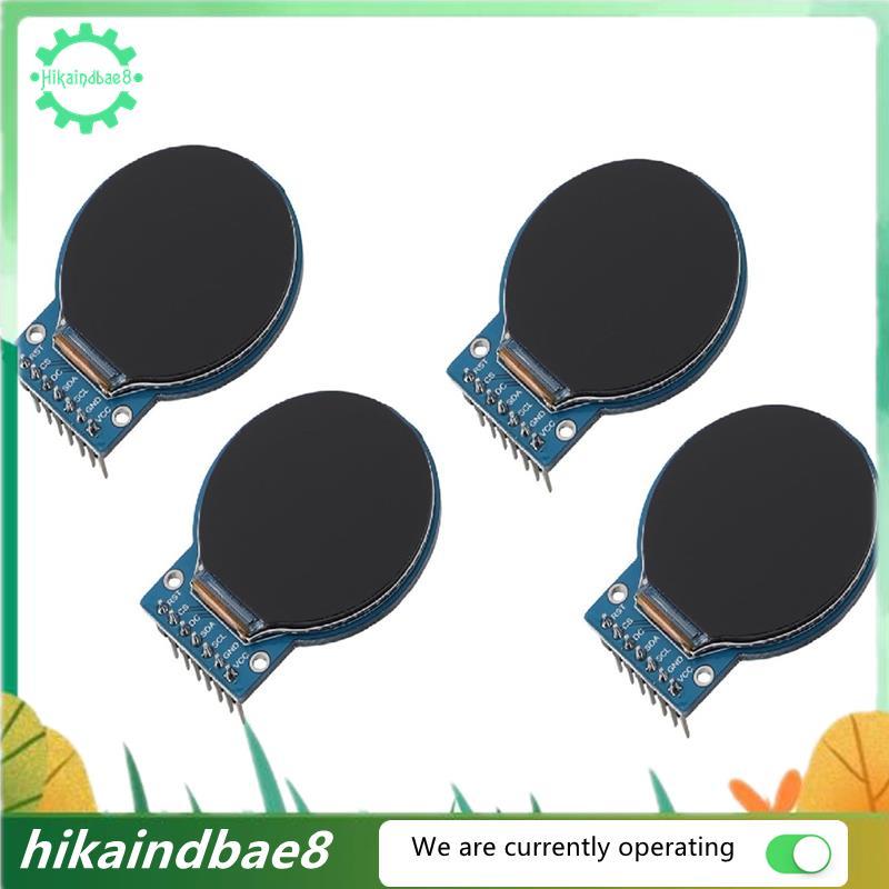 4PCS .28 นิ้ววงกลมจอแสดงผล TFT 240x240 ความละเอียด, GC9A01 Driver Chip เข้ากันได้กับอินเทอร์เฟซ SPI 