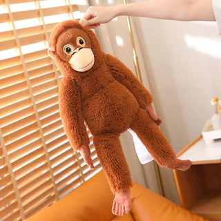 ตุ๊กตากอริลล่า ตุ๊กตาลิง Punchi-kun ตุ๊กตาขนฟู นุ่มน่ารัก ความยืดหยุ่นที่ดี ของขวัญวันเกิด