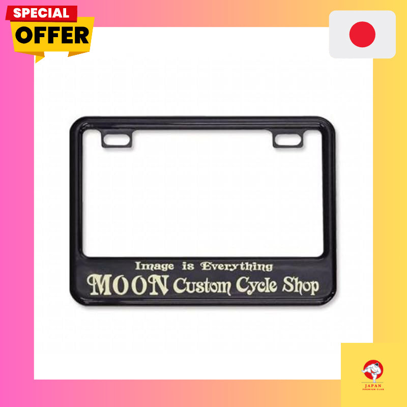 MOONEYES Number Plate Frame for Small Motorcycles (Special Size: 10cm (H) × 17cm (W)) - Size to be C