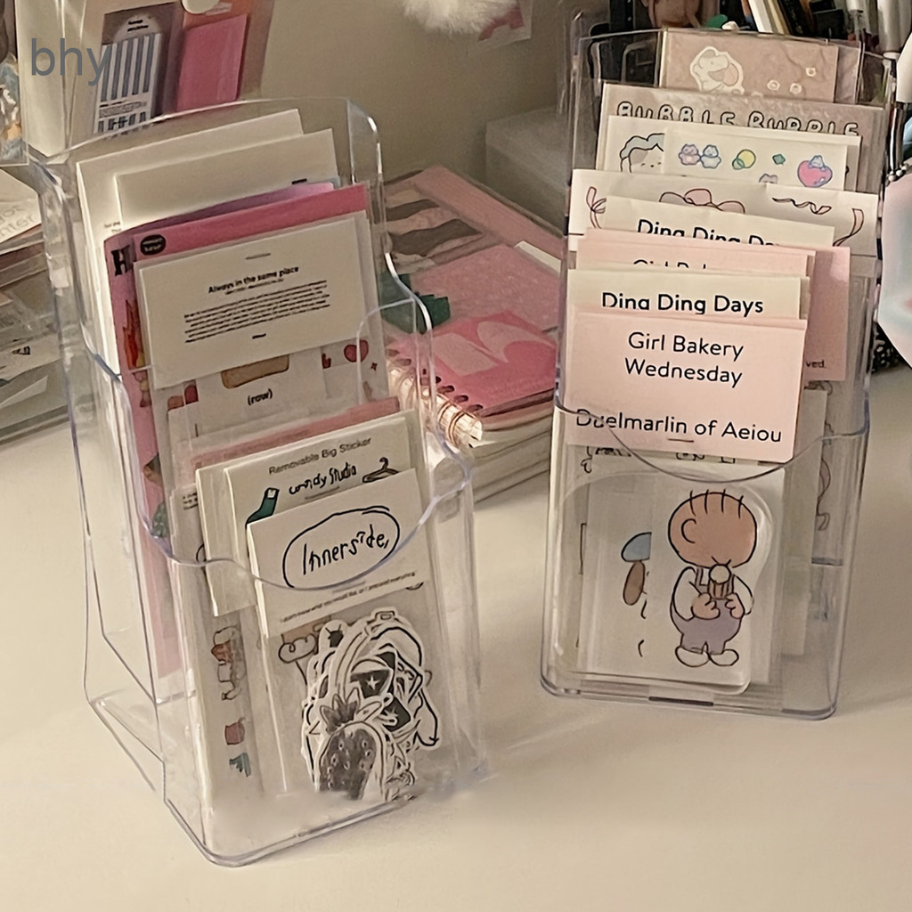 [BHY]YQSP A5 Clear Flyers Display Stand 1/2/3Layers Hanging Hole Brochure Holder Brochure Display St