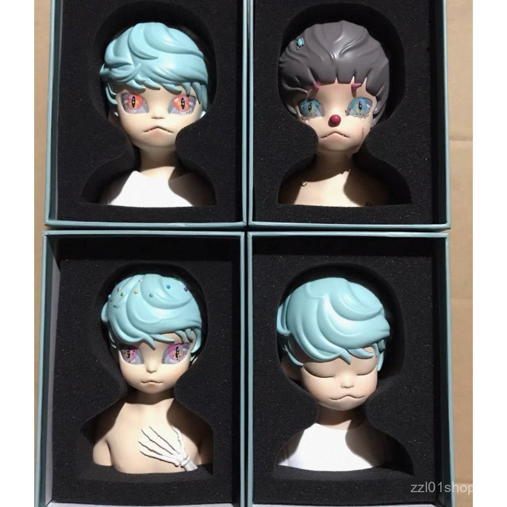 KEME LIFE Crying Boy Gift Trendy Toy Hao Lang Artist's Work Bust Figurine 15cm9cm D8FB