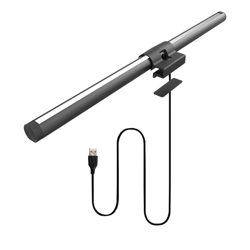 QUU LED Monitor Light Bar Monitor ไฟแขวน Touchable เปลี่ยนสําหรับคอมพิวเตอร์ทํางาน LED โคมไฟตั้งโต๊ะ