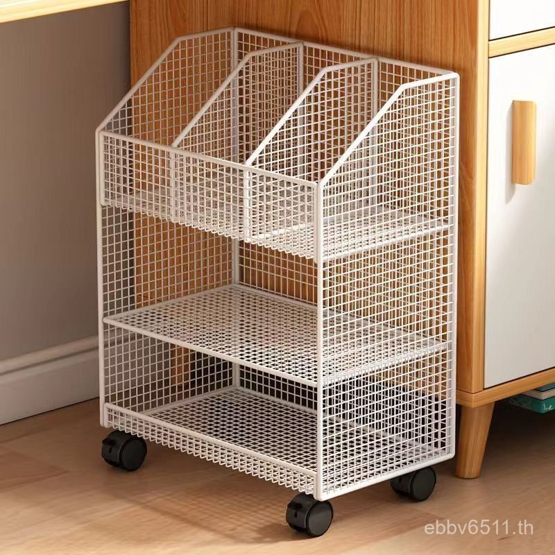 Snack Bookshelf Storage Mobile Shelf Under Desk Multi-Function Can Shelf Side Desk OTZQ