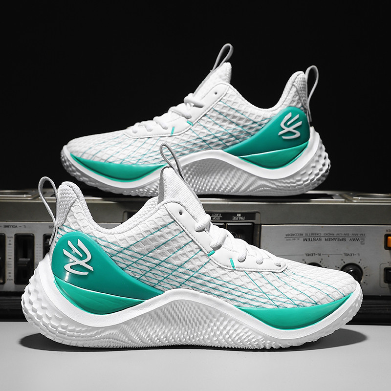 รองเท้าบาสเก็ตบอล Curry 10th Gen สำหรับผู้ชาย ตาข่ายระบายอากาศดี มีระบบAnti-Slip