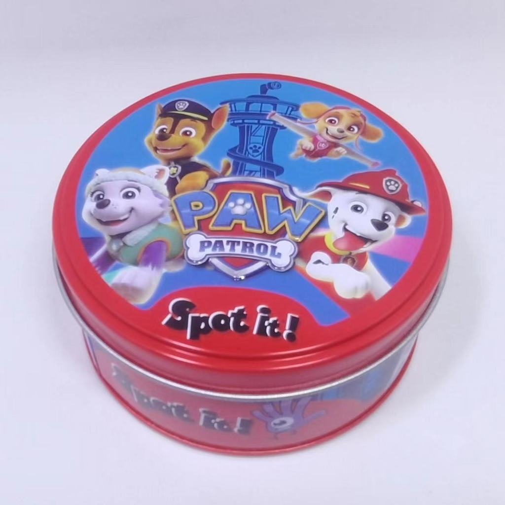 Dabao spot it game Card Pattern Matching Tin Box Dobble English Find Your Sister จัดส่งฟรี
