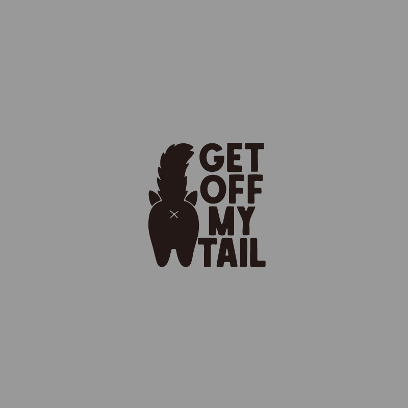 GET OFF MY TAIL สติ๊กเกอร์สะท้อนแสง ห่างไกลจาก MY TAIL Cat Car Sticker สติ๊กเกอร์คําเตือน ราคา ถูกที่สุด ดีลบีเคเค แกลเลอรีภาพที่ 5