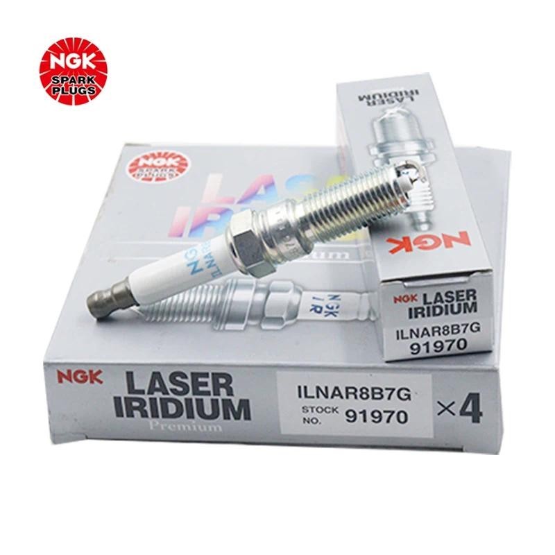 หัวเทียน NGK Iridium Platinum ILNR8B7G 91970 เหมาะสําหรับ Envision Lols Roewe i6RX5 oe 55490097