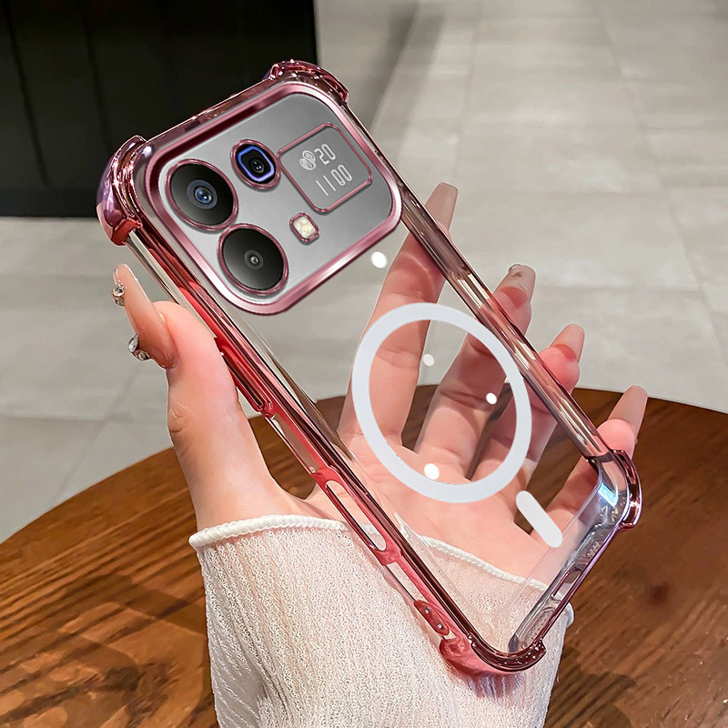 เหมาะสําหรับเคสโทรศัพท์ infinix NOTE 60 Pro 5G 2025 กันกระแทกใหม่การออกแบบแม่เหล็กความงามกรณี SZ15