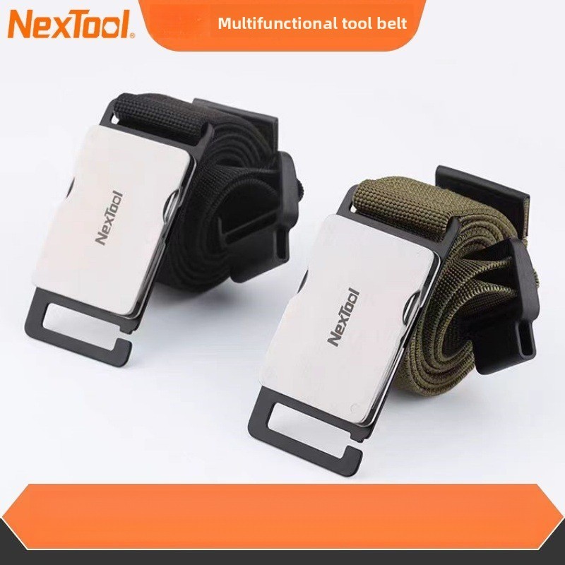 NexTool เข็มขัดเครื่องมืออเนกประสงค์ Nextool สำหรับผู้ชายเครื่องมือพกพาเอวแบบเรียบง่ายเข็มขัดเครื่อง