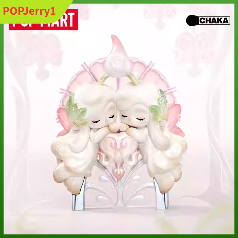 P POPMART POPMART CHAKA CHAKA Glazed Music Series Figure-Made Mystery Box ของเล่นตกแต่งของขวัญ