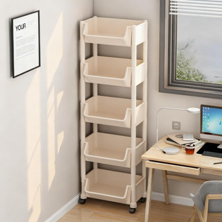 [ซื้อ 1 แถม 1]ชั้นวางของพลาสติก ในครัว อเนกประสงค์ มีล้อ 3/4…