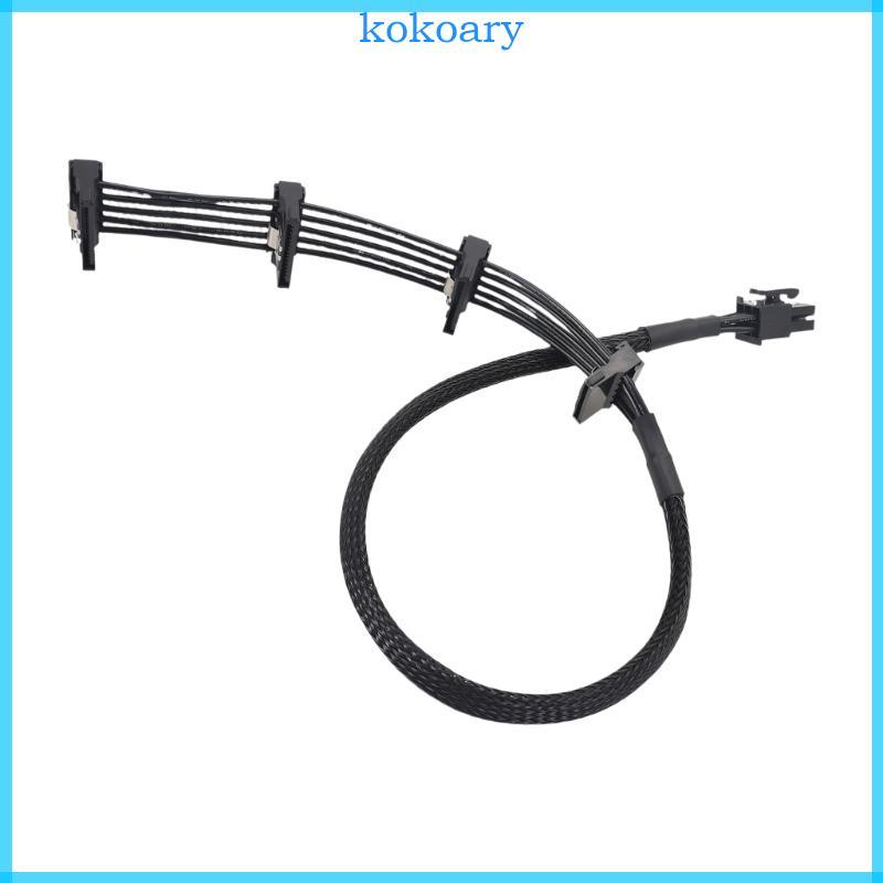 KOK 18AWG 6Pin To Power Supply Cable สําหรับ X-1250XM2 X-1050XM2 ฮาร์ดไดรฟ์
