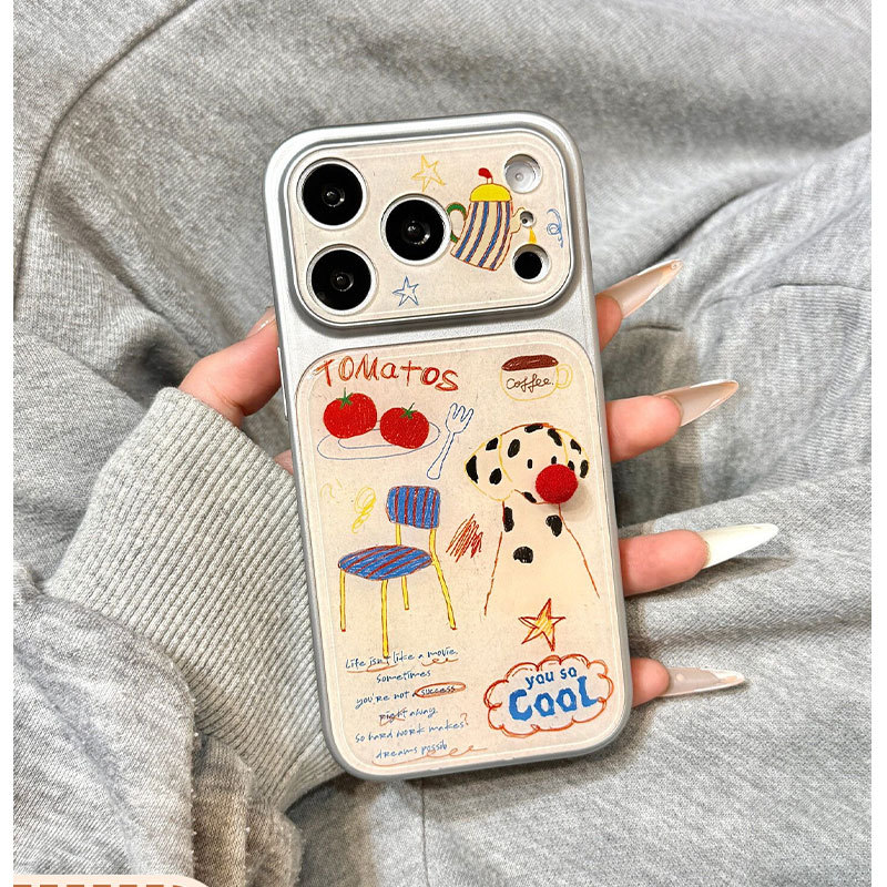 DSC149 สําหรับ iphone กันกระแทกเกาหลีน่ารักเคสโทรศัพท์ 17PRO 18 17 16 ProMax/15 Pro max 16plus 14 13pro max 16pro 12 11 ins ครอบคลุมเต็มรูปแบบผู้หญิงการ์ตูน Lanyard เคสกันกระแทก