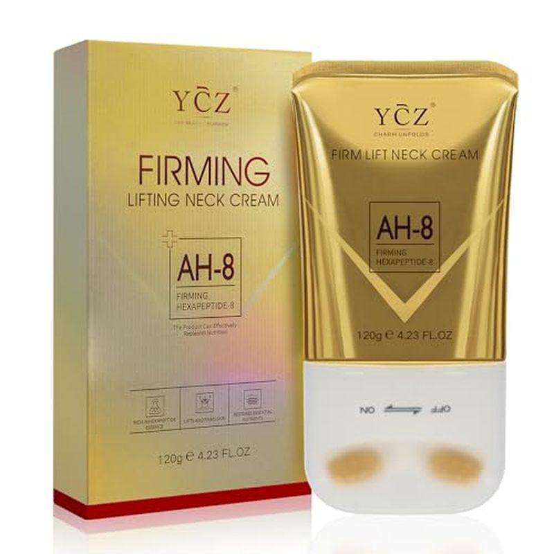 Ycz AH-8 ครีมกระชับคอพร้อมลูกกลิ้งสําหรับผิวเครป Body Care Comfort, Moisturizing, Anti-Aging Neck Cr