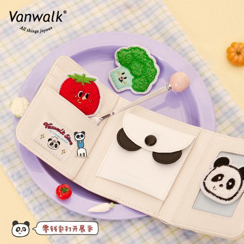 VANWALK Picnic Series K480 Girls Portable Lanyard Key Coin Purse — صورة 3