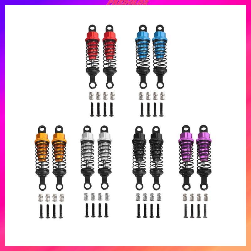 [Predolo2] 4 ชิ้น RC รถโช้คอัพ Dampers ชุด 55 มม.โลหะที่ทนทานชิ้นส่วนรถ RC Shocks 1/12 1/16 สําหรับ 