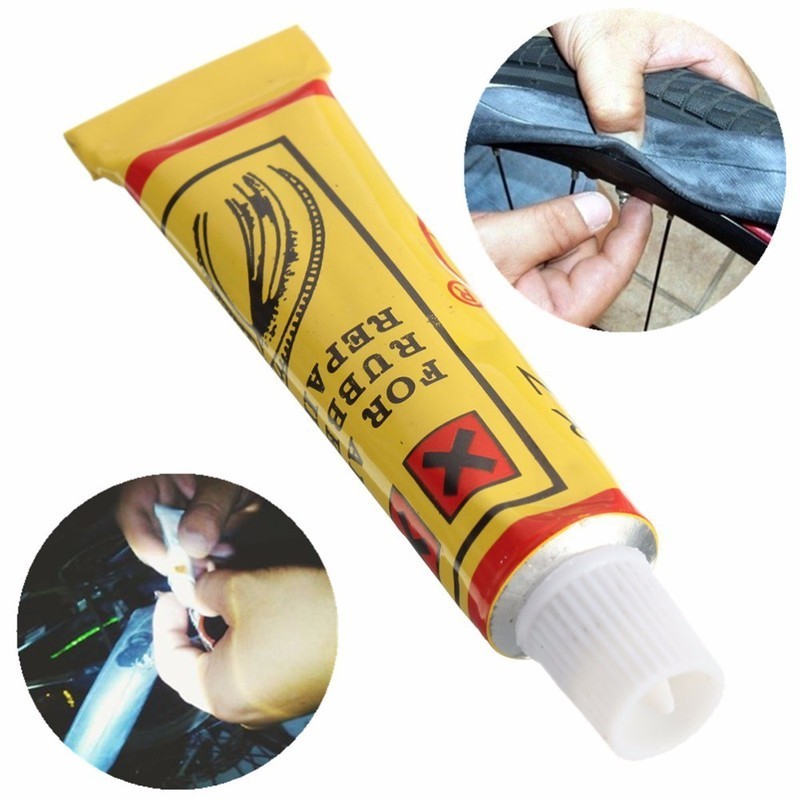 自行车补胎胶水 山地车骑行补胎装备 单车配件 单个胶水3.25Bicycle Tire Repair Glue, Mountain Bike Riding Tire Repair Equipment,