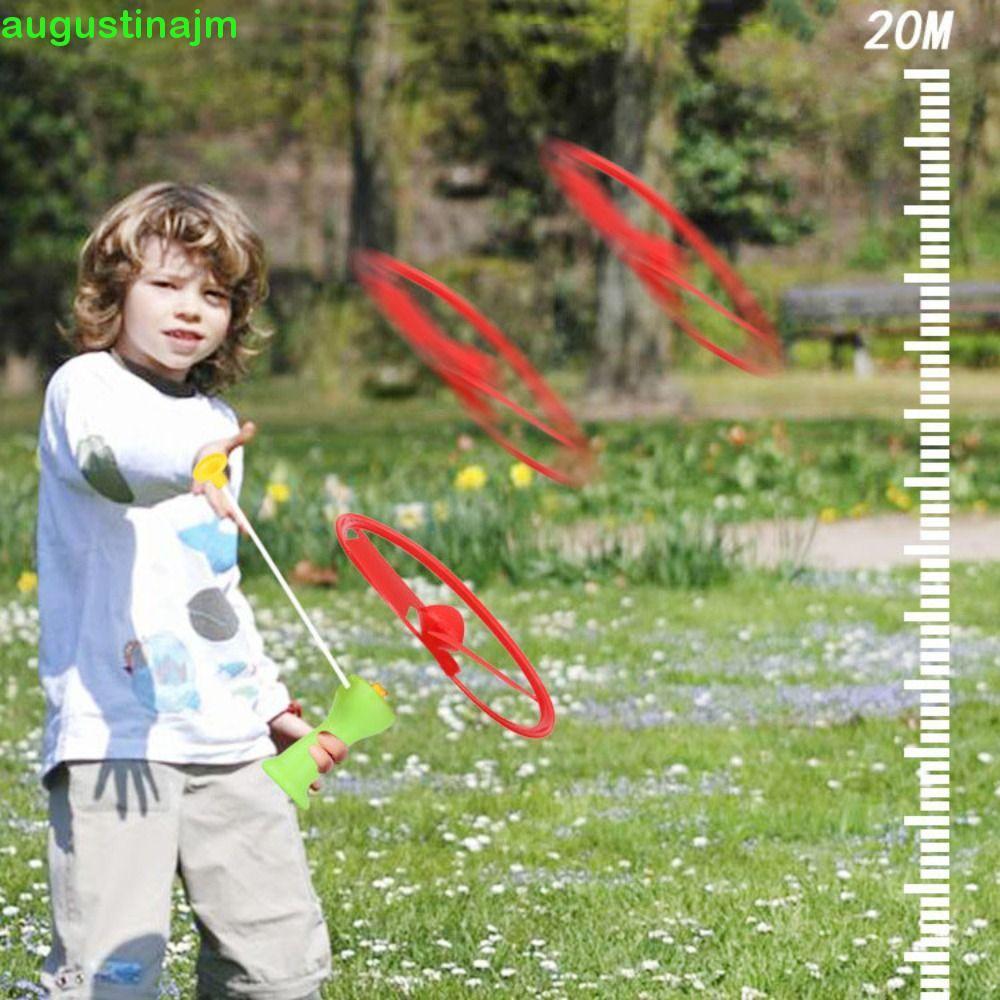AUGUSTINAJM Pull Flying Disc ของเล่นเพื่อการศึกษา