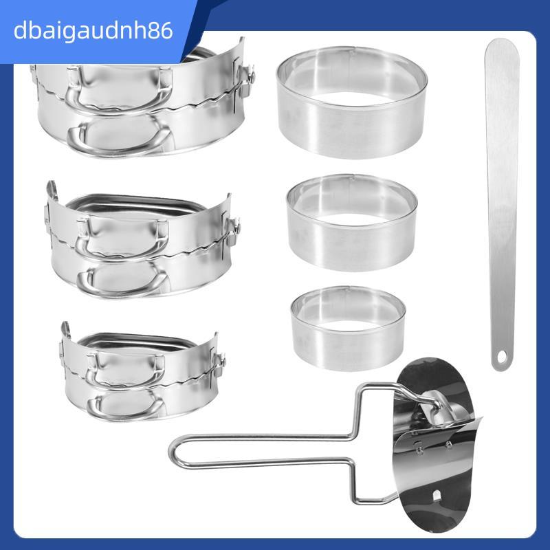 READY STOCK เครื่องทําDumplings 8 ชิ้น, ชุดแม่พิมพ์กดและเครื่องตัดสําหรับเครื่องมือเกี๊ยวจีน, Gyoza 