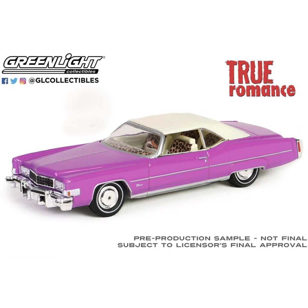 GreenLight GreenLight 1: 64 Clarence และ Clarence ของ Alabama และ Alabamas 1974 Cadillac Eldorado Co