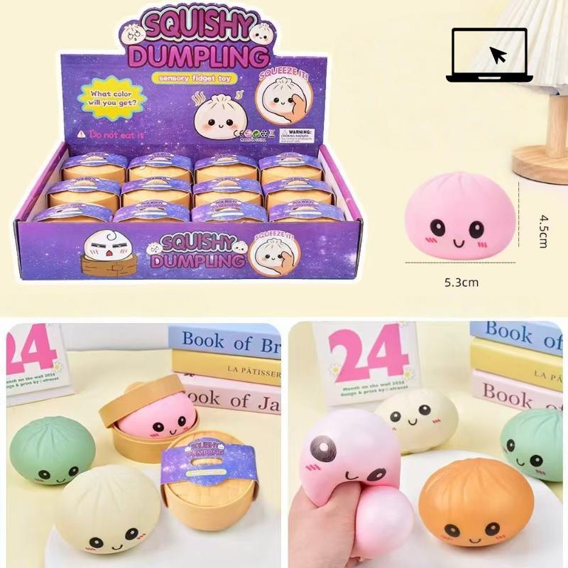 [TH] ที่สมจริง Soft Dumpling จําลองความเครียด Ball Pinch บีบ Dpression ของเล่นสําหรับสํานักงานเด็กและผู้ใหญ่ผ่อนคลาย TH ราคา ถูกที่สุด โปรบีเคเค
