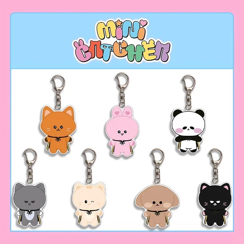 อะคริลิคน่ารัก Kpop Dreamcatcher พวงกุญแจ Mini Catcher, กระเป๋าถือแขวนอุปกรณ์เสริม, JiU Suae Siyeon 