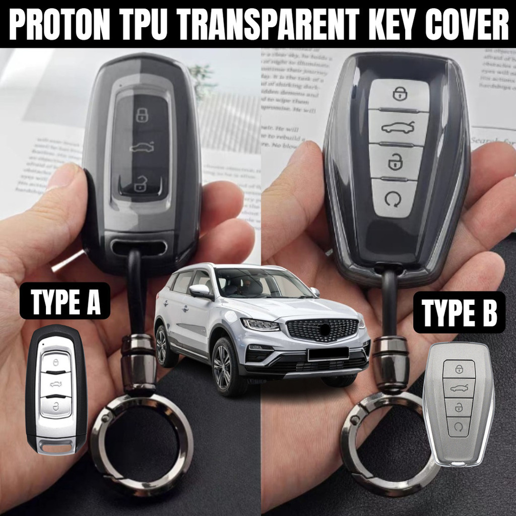 Proton X70 Facelift Proton X70 ฝาครอบกุญแจรถคุณภาพระดับพรีเมียม TPU โปร่งใสฝาครอบกรณี Proton X70