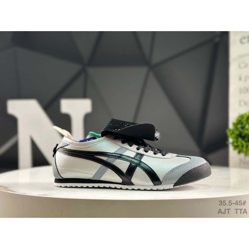 ONITSUKA TIGER 4NAE Onitsuka Tiger Mexico 66-Ghostzoku Tiger-Classic Retro รองเท้าผ้าใบ