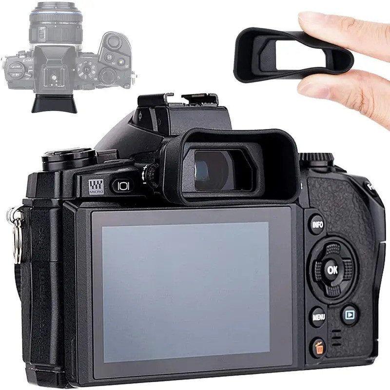 กล้อง Eyecup ช่องมองภาพสําหรับ Olympus OM-D E-M1 Mark II OMD E-M1 III กล้อง Eye Cup เปลี่ยน Olympus 