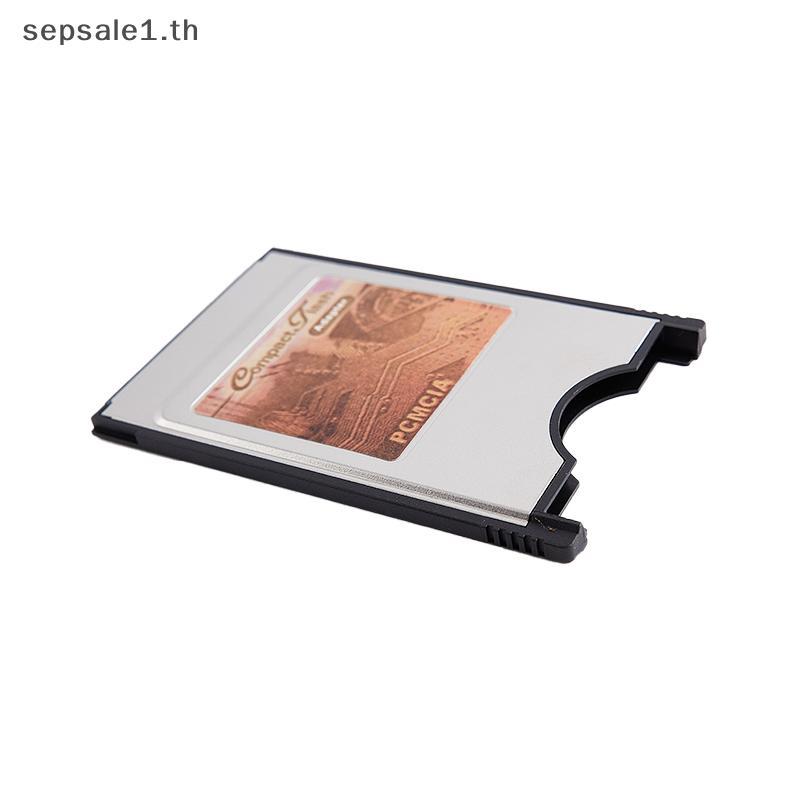 # SALE # Compact Flash CF to PC Card PCMCIA Adapter Card Reader สําหรับแล็ปท็อปโน้ตบุ๊ค