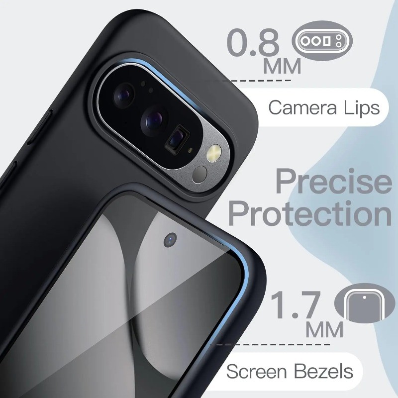 เคสโทรศัพท์สําหรับ Google Pixel 7a 7 8a 8 Pro ซิลิโคนอ่อนนุ่มโทรศัพท์ฝาหลังสําหรับ Google Pixel 10 9a 9 Pro XL Ultra Slim Liquid TPU ป้องกันเชลล์ ราคา ถูกที่สุด ดีลบีเคเค แกลเลอรีภาพที่ 6