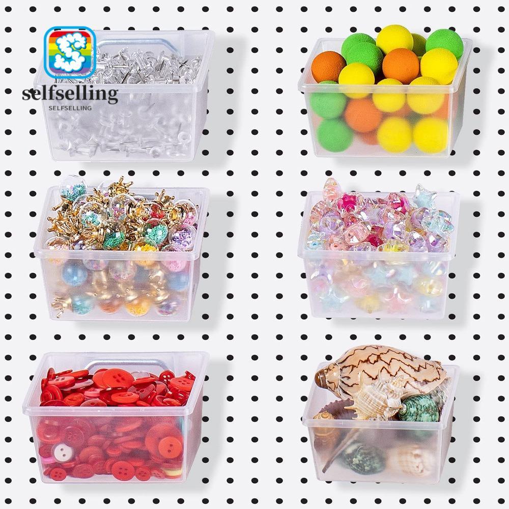 SELFS ตะขอ Pegboard, PP Pegboard Bins, อุปกรณ์จัดระเบียบ