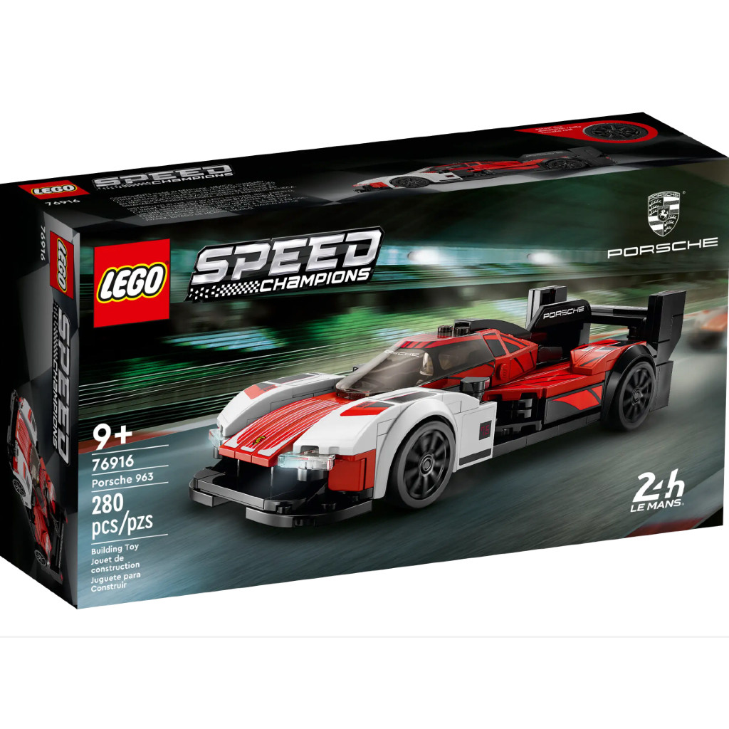 LEGO SPEED CHAMPIONS 76916 Porsche 963 Supercar ประกอบของเล่น