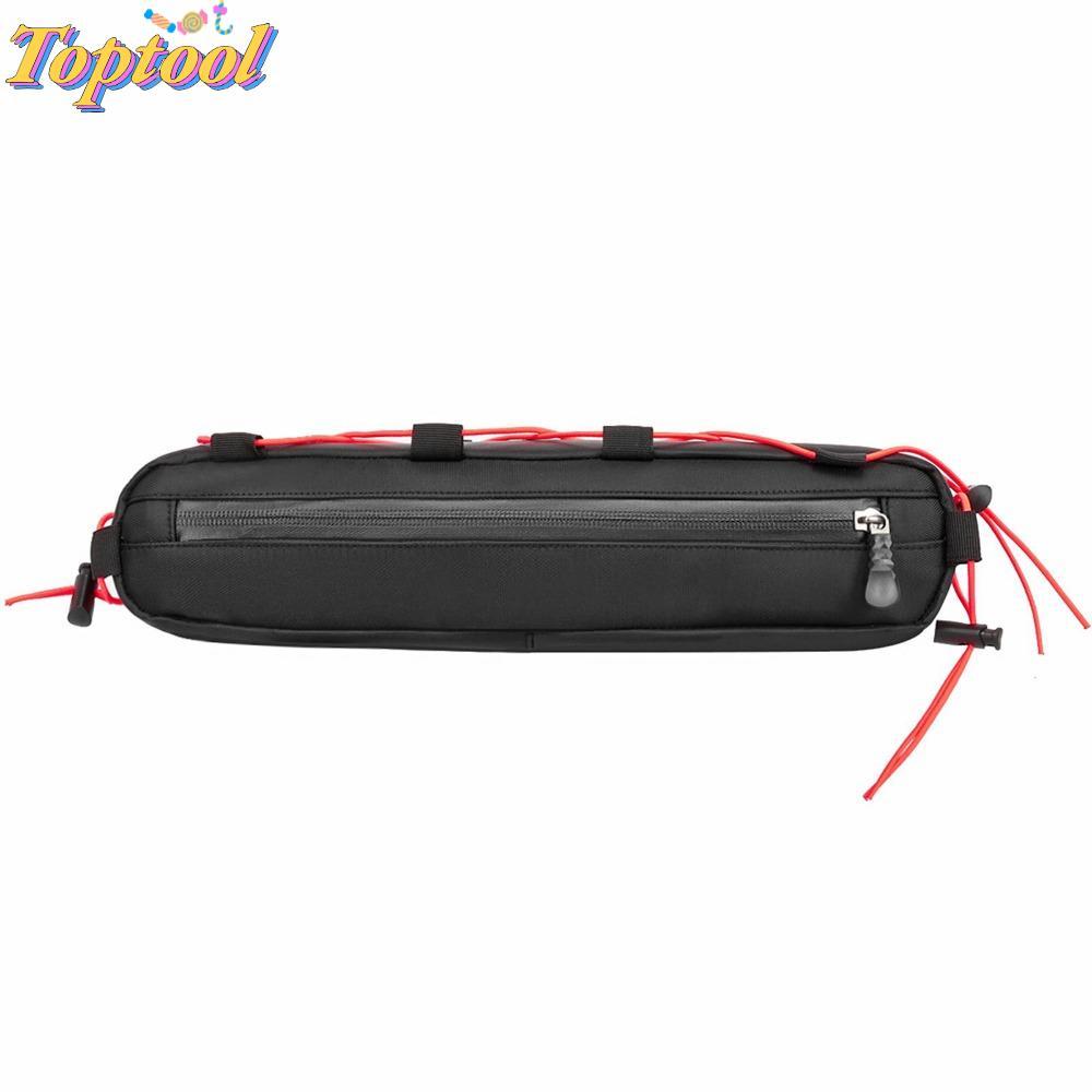 TOPTOOL กระเป๋าติดกรอบจักรยาน ขอบแคบกันน้ํา ทรงสามเหลี่ยม ขนาดใหญ่พกพาสะดวก ทำจากไนลอน ความจุสูง สำหรับการขี่ประจำวัน